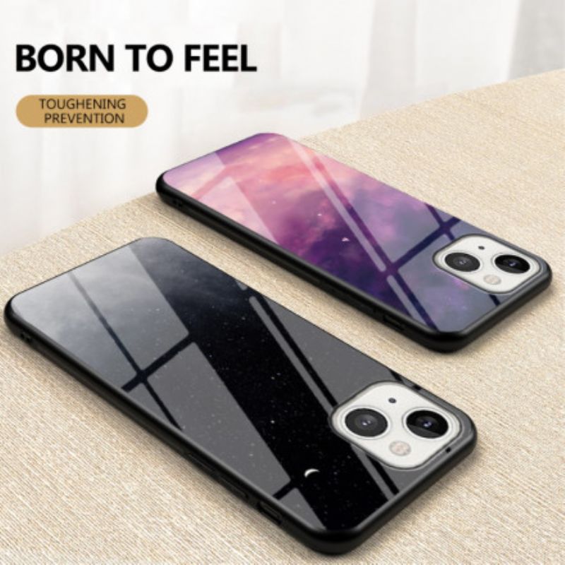 Coque iPhone 13 Verre Trempé Starry Sky