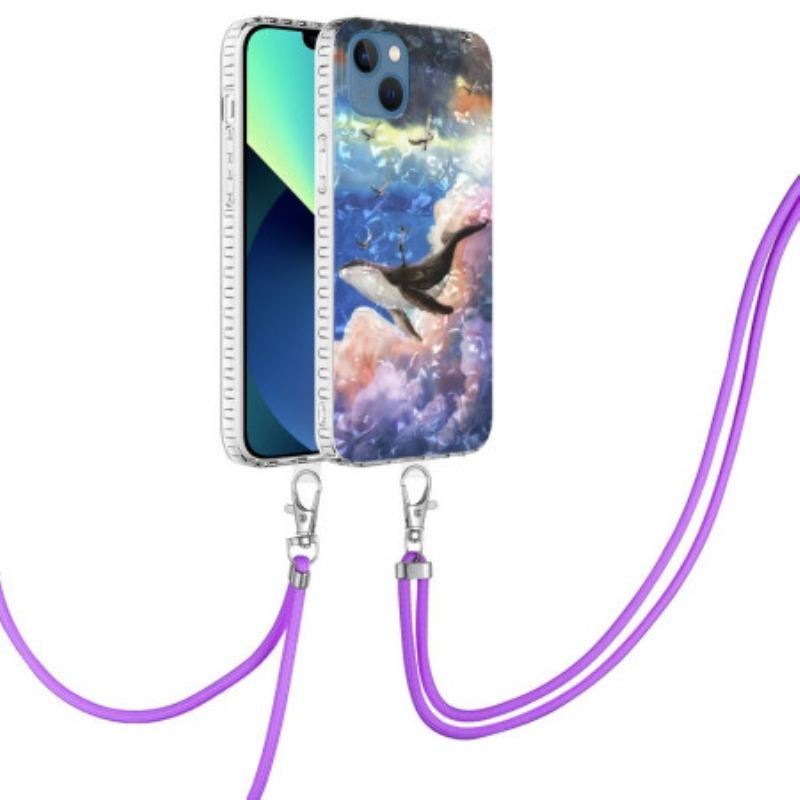 Coque iPhone 14 Baleine Stylée