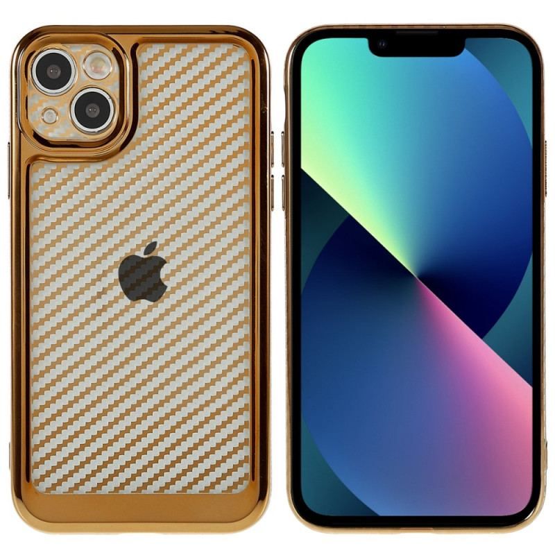 Coque iPhone 14 Fibre Carbone Stylée