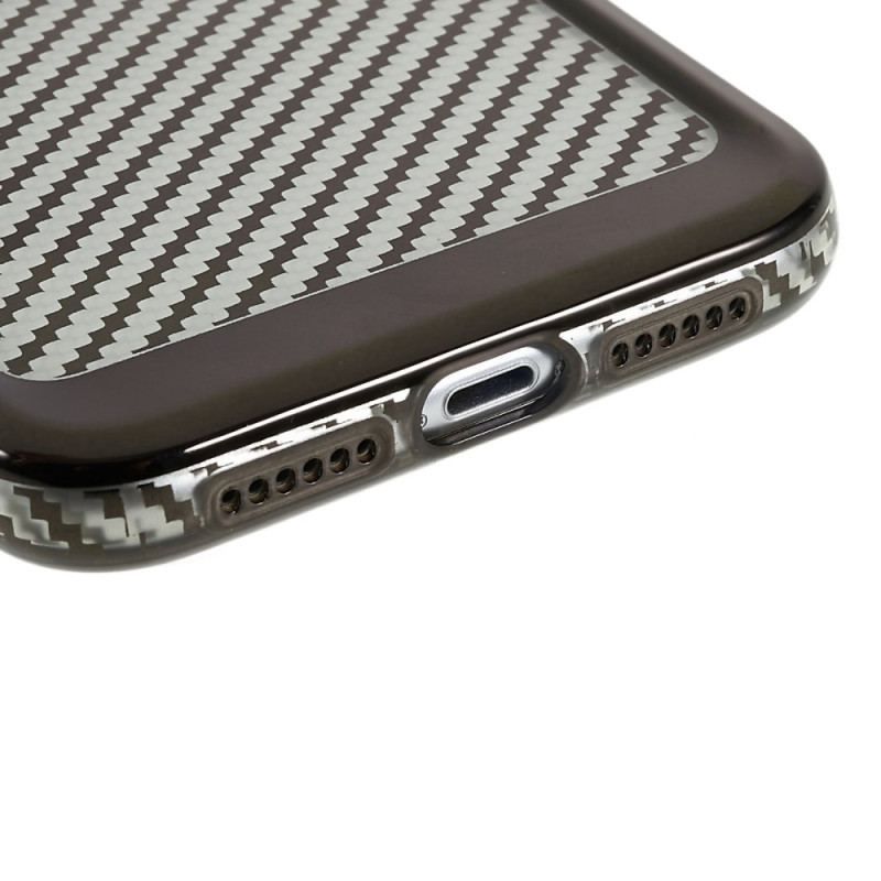 Coque iPhone 14 Fibre Carbone Stylée