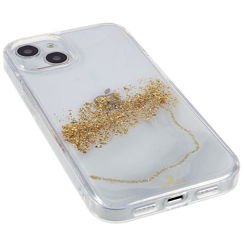 Coque iPhone 14 Paillettes Art