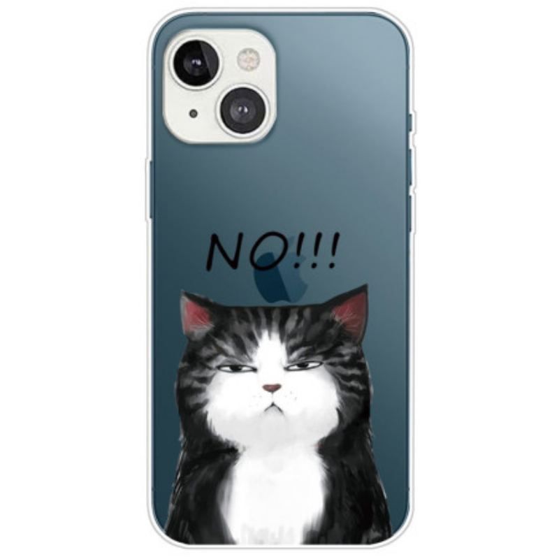 Coque iPhone 14 Plus Silicone Chat No