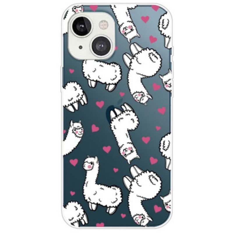 Coque iPhone 14 Plus Top Lamas