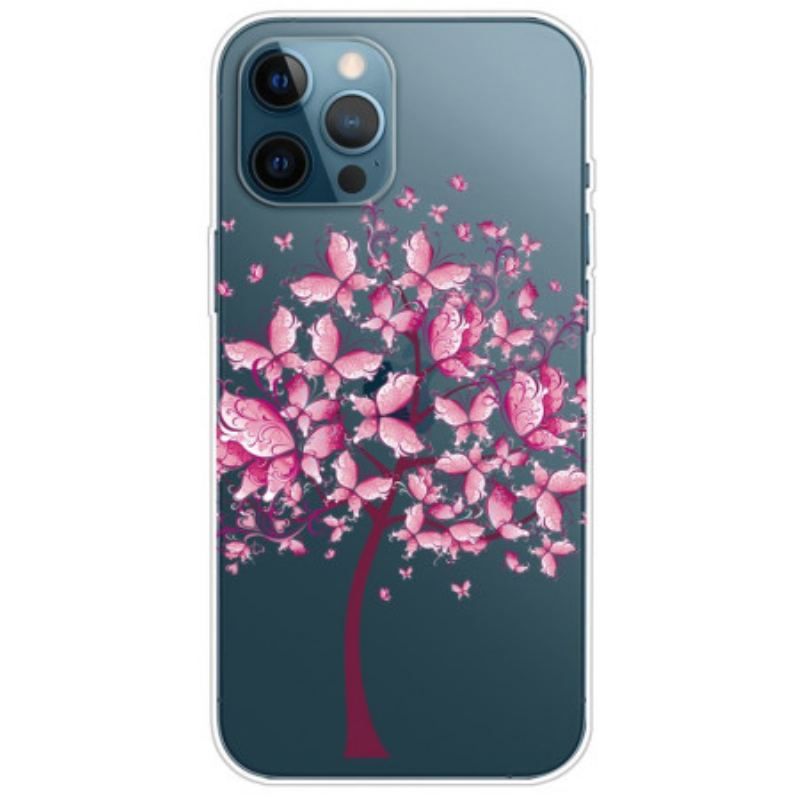 Coque iPhone 14 Pro Arbre Rose