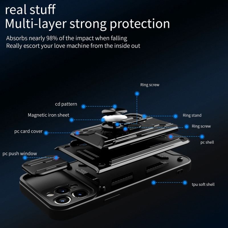 Coque iPhone 14 Pro Max Multi-Fonctionnelle