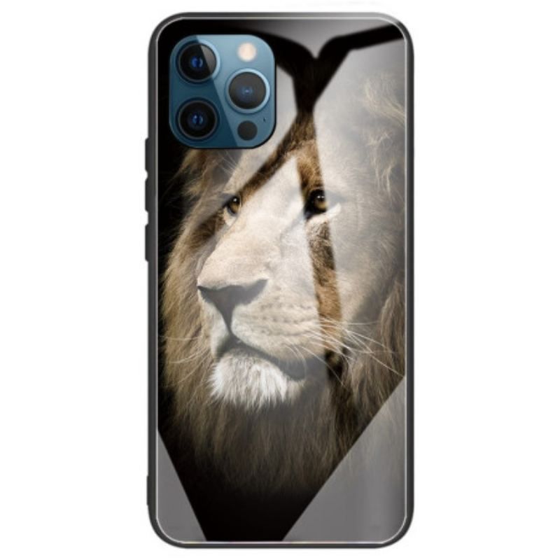 Coque iPhone 14 Pro Max Verre Trempé Lion