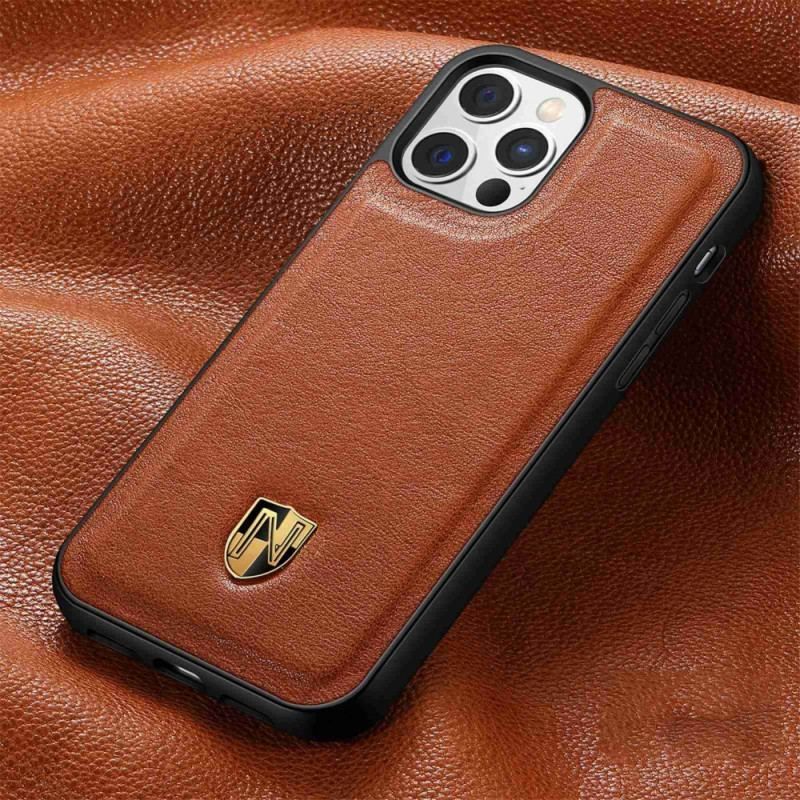 Coque iPhone 14 Pro Véritable Cuir CASENEO