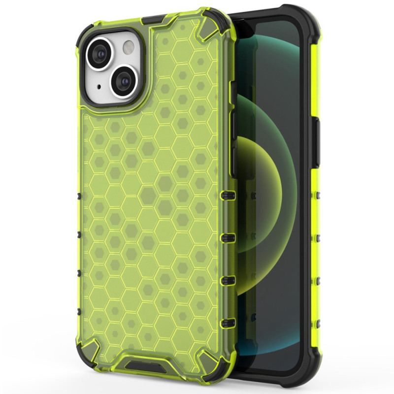 Coque iPhone 14 Style Nid d'Abeille