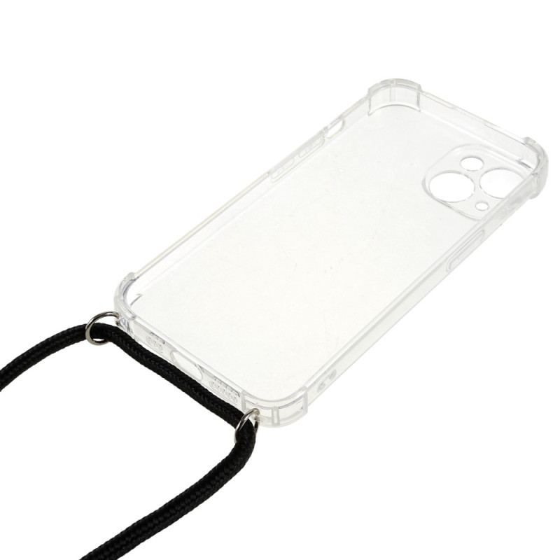 Coque iPhone 14 Transparente avec Cordon