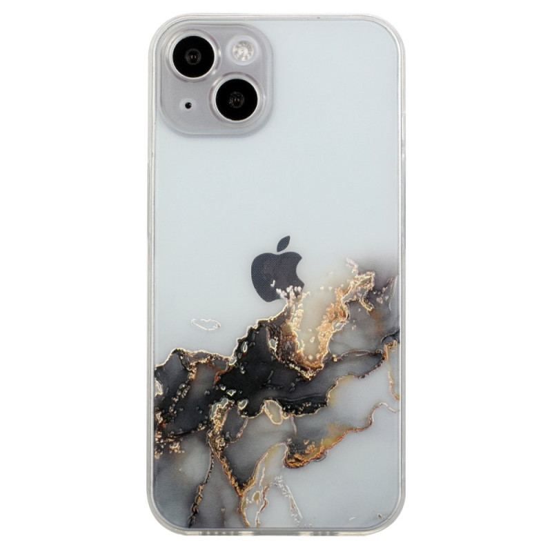 Coque iPhone 15 Plus Flexible Marbre