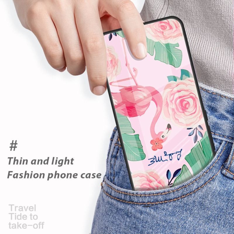 Coque iPhone 15 Plus Love Pink Flowers