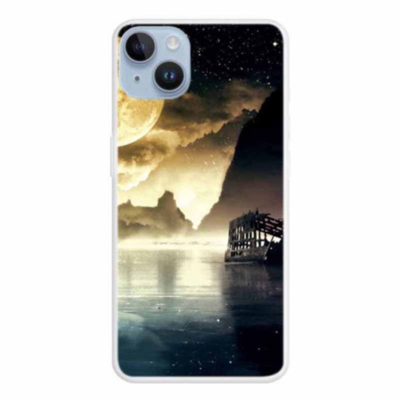 Coque iPhone 15 Plus Pleine Lune