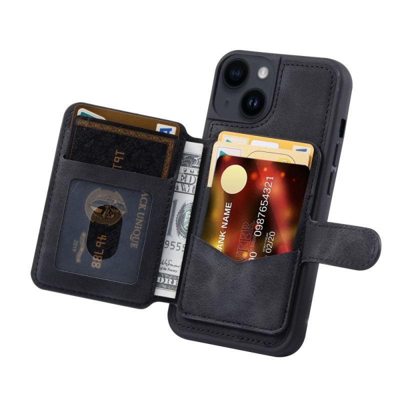 Coque iPhone 15 Plus Porte-Cartes RFID Support