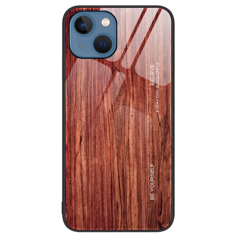 Coque iPhone 15 Plus Verre Trempé Design Bois