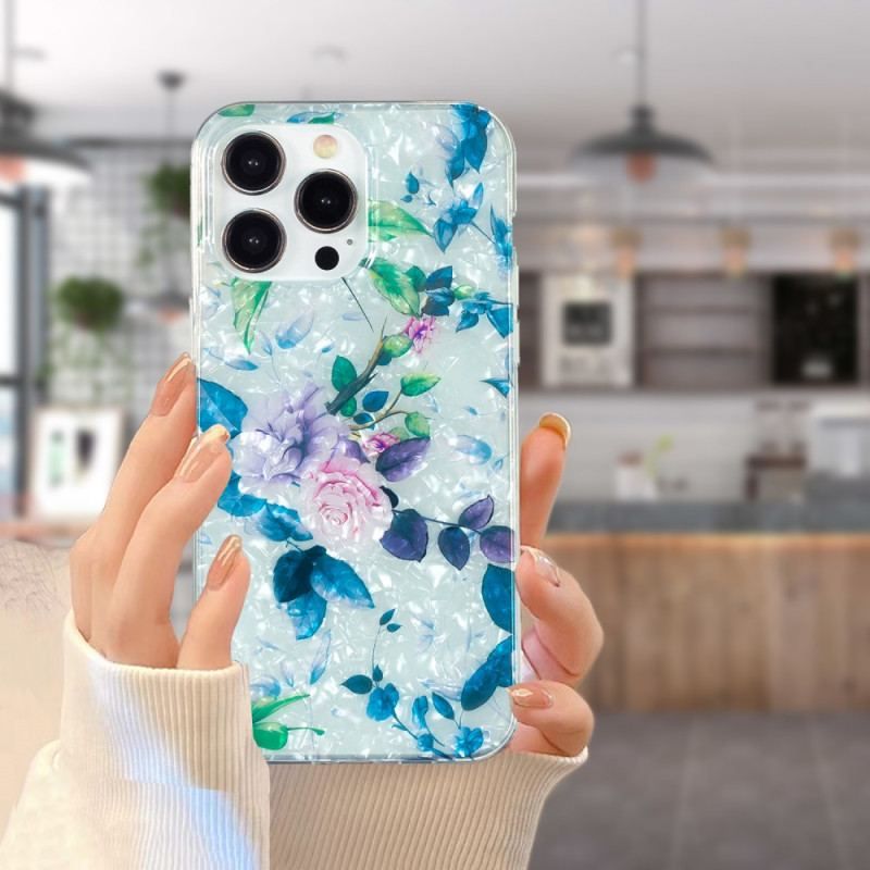 Coque iPhone 15 Pro Florale