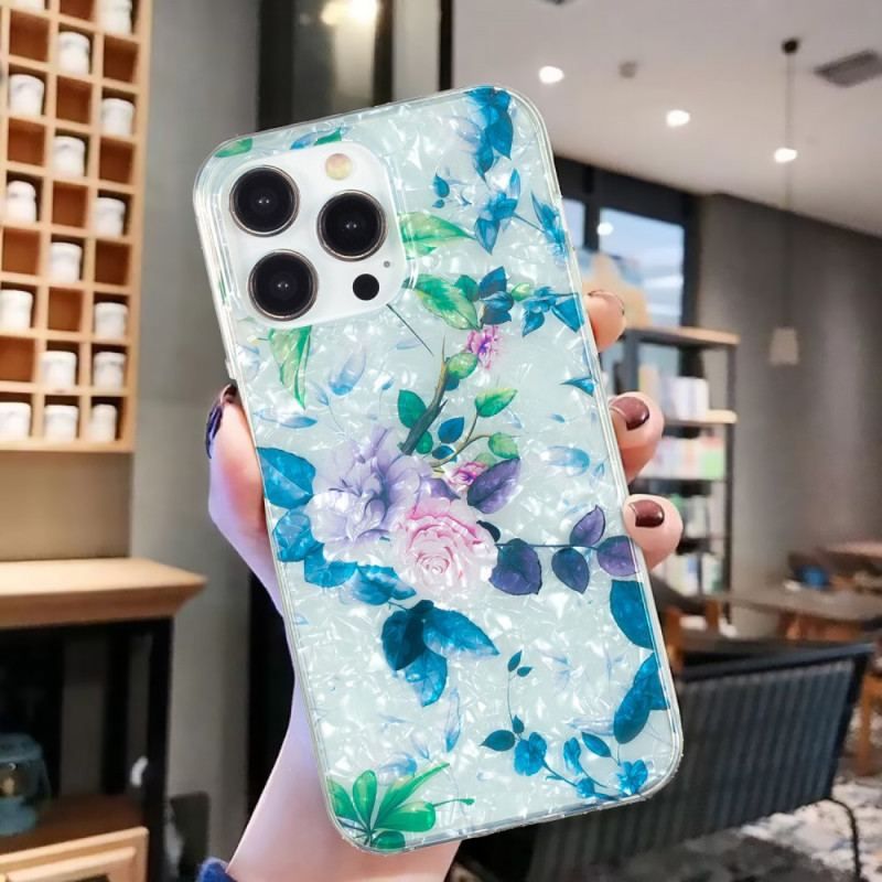 Coque iPhone 15 Pro Florale