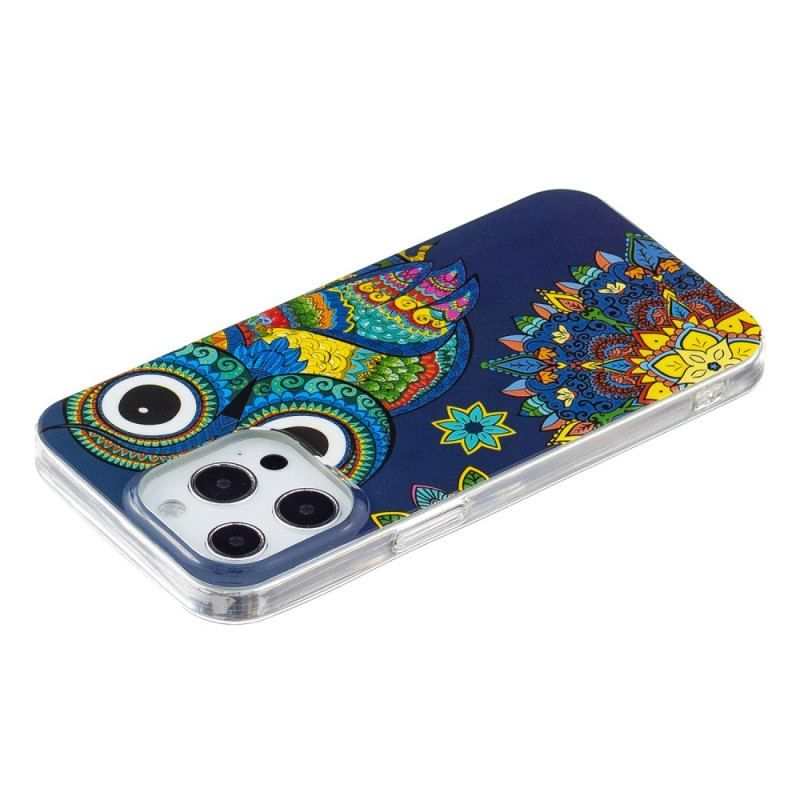 Coque iPhone 15 Pro Fluorescente Hibou