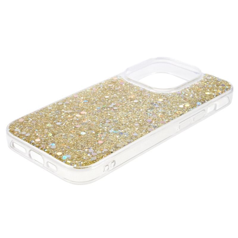 Coque iPhone 15 Pro Juste Paillettes