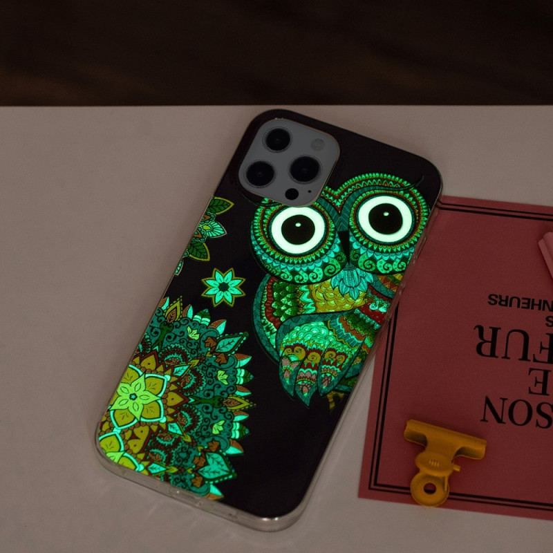 Coque iPhone 15 Pro Max Fluorescente Hibou