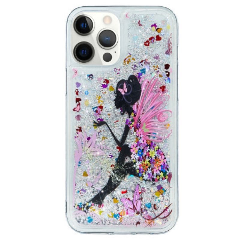 Coque iPhone 15 Pro Max Paillettes Chien