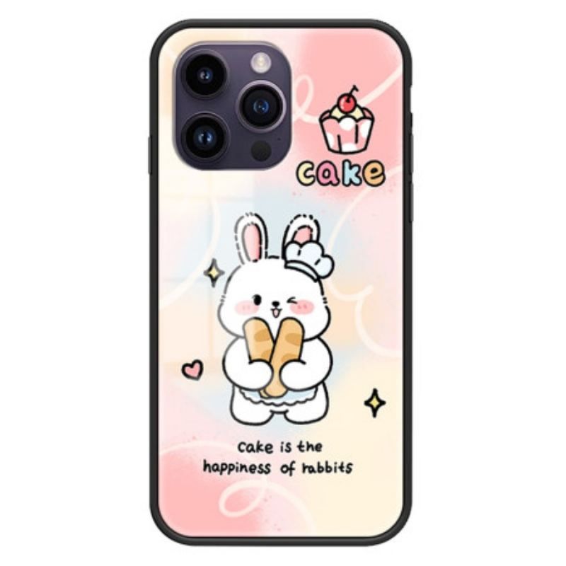 Coque iPhone 15 Pro Max Verre Trempé Happy Rabbit