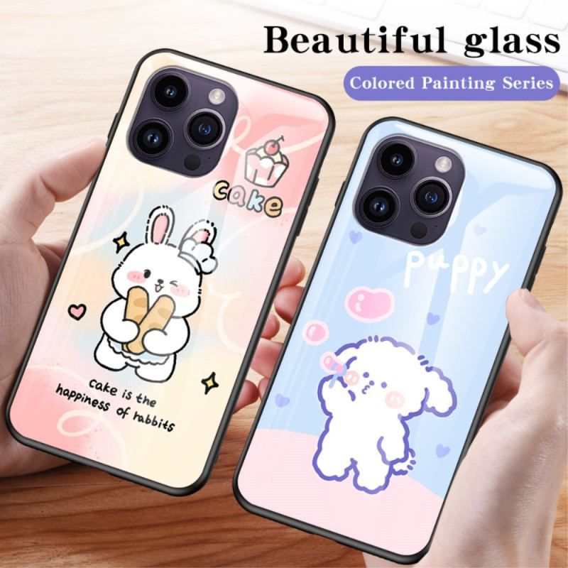 Coque iPhone 15 Pro Max Verre Trempé Happy Rabbit