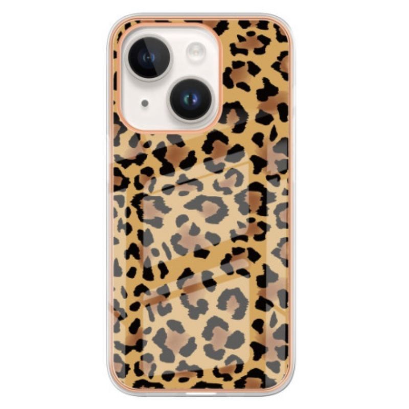 Coque iPhone 15 Pus Léopard