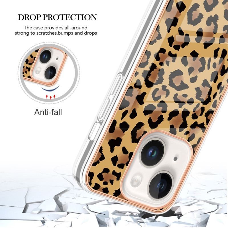 Coque iPhone 15 Pus Léopard