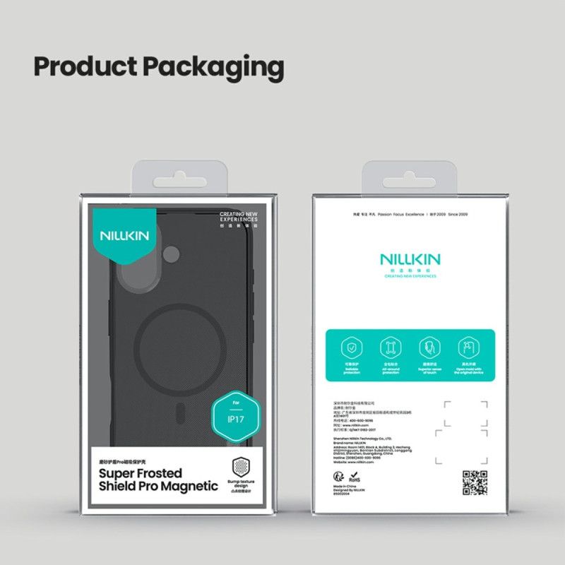 Coque iPhone 17 Compatible MagSafe Frosted Shield Pro NILLKIN