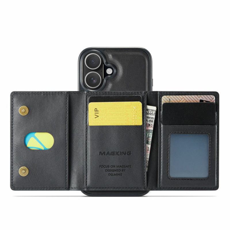 Coque iPhone 17 Compatible MagSafe Porte-Cartes Détachable MAGKING