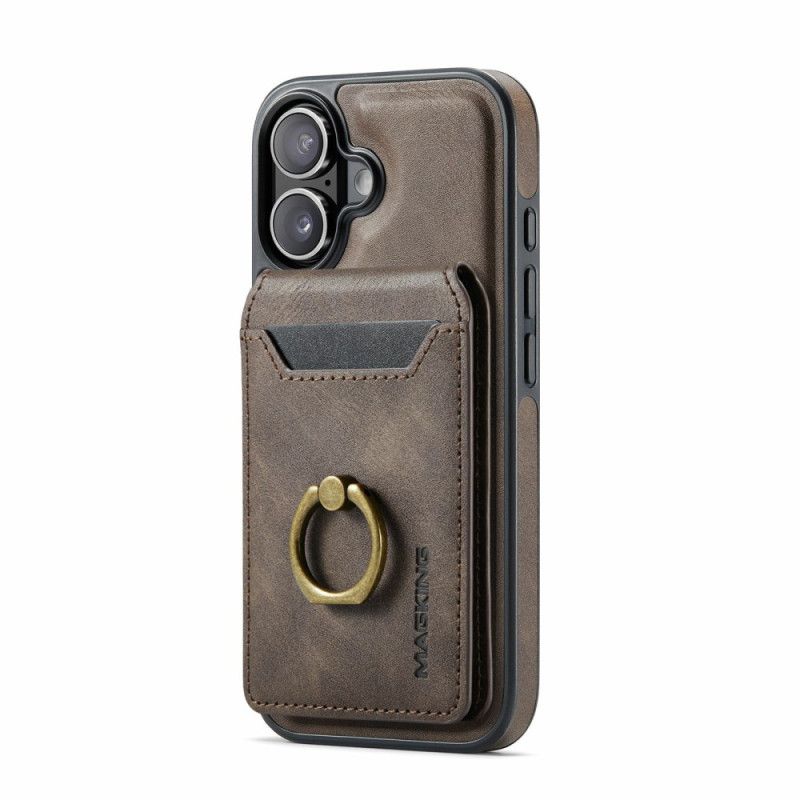 Coque iPhone 17 MagSafe avec Porte-Cartes RFID et Support Intégré