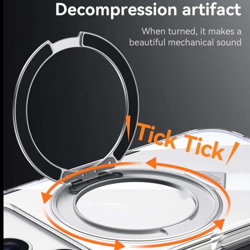 Coque iPhone 17 MagSafe Transparente avec Support