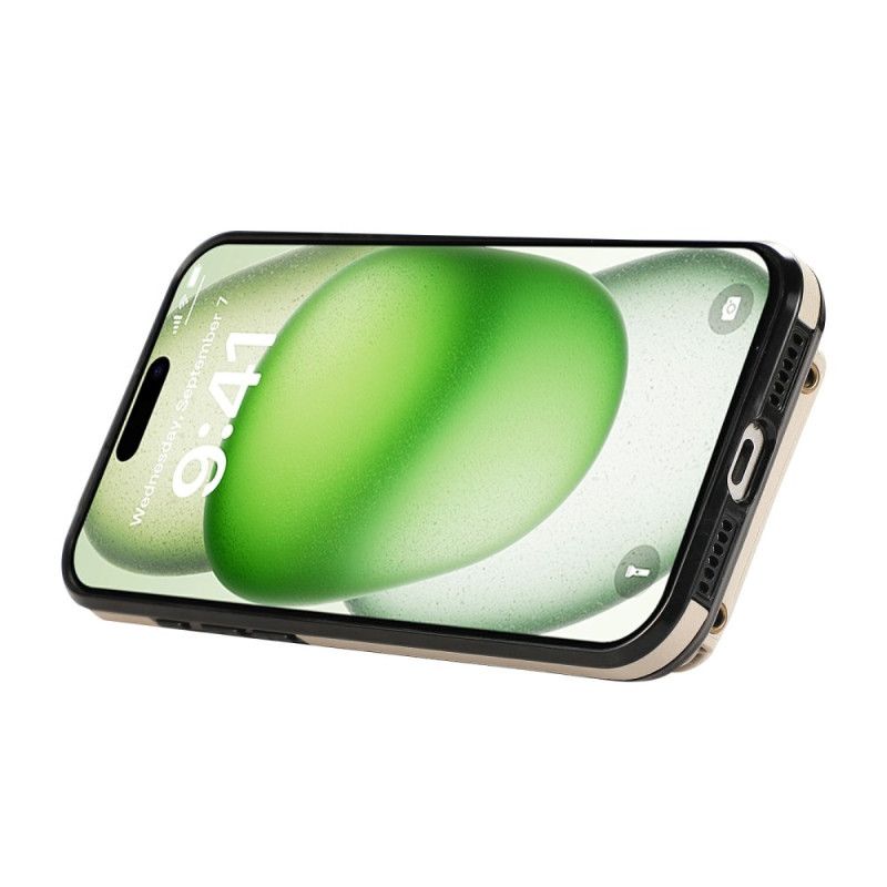 Coque iPhone 17 Multi-Cartes et Bandoulière