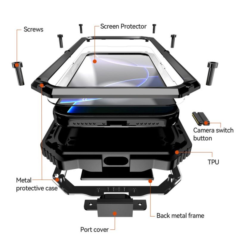 Coque iPhone 17 Pro Armure R-JUST