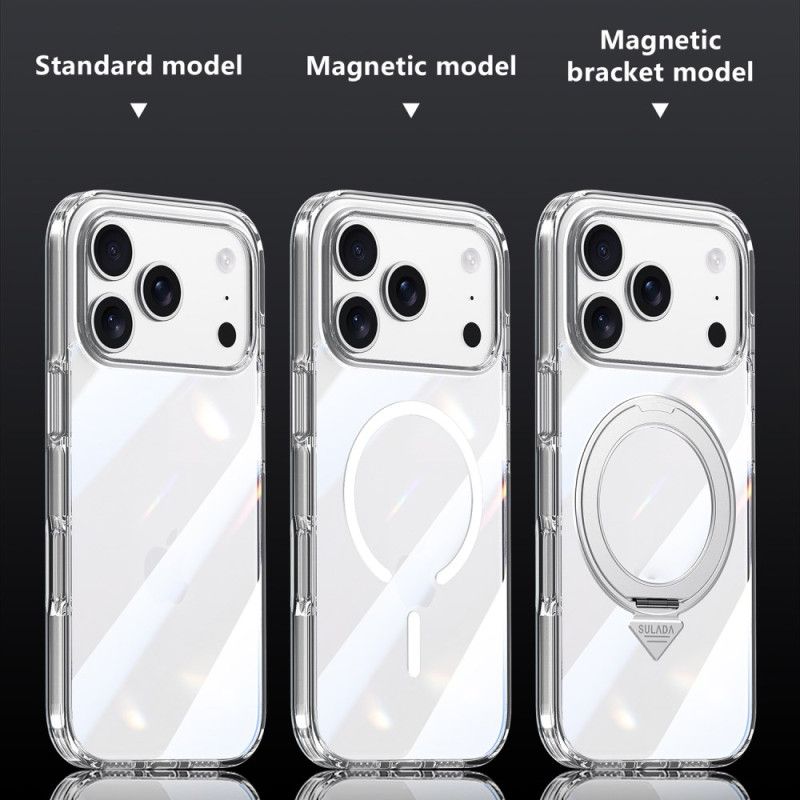 Coque iPhone 17 Pro Compatible MagSafe Transparente