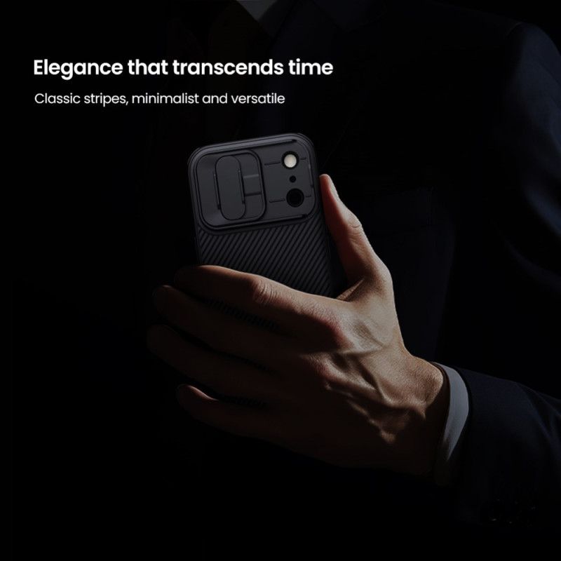 Coque iPhone 17 Pro MagSafe et Protection Caméra Coulissante NILLKIN