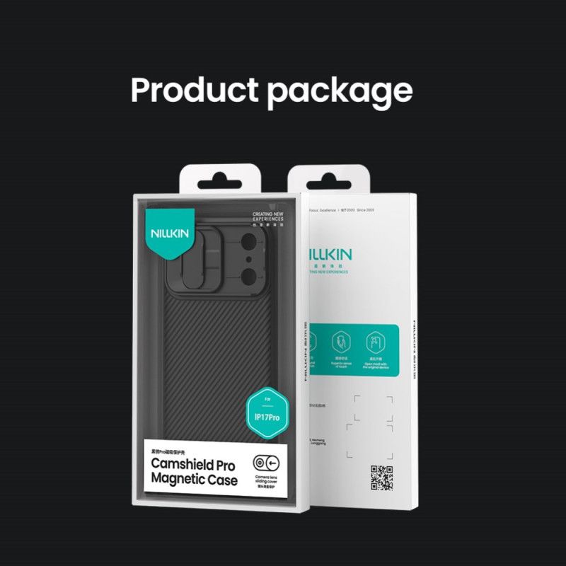 Coque iPhone 17 Pro MagSafe et Protection Caméra Coulissante NILLKIN