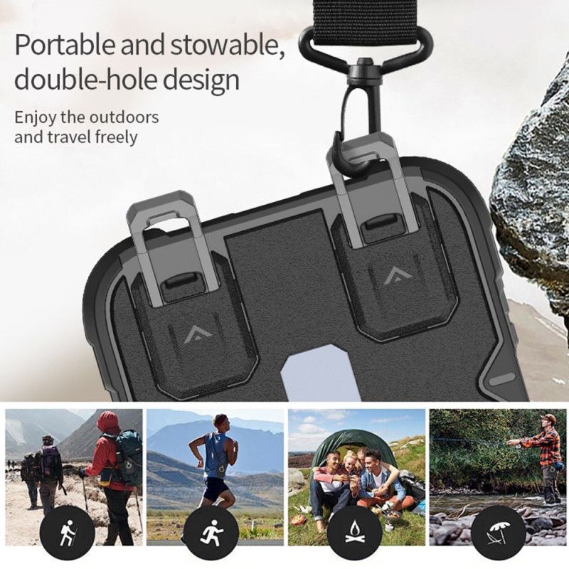 Coque iPhone 17 Pro Max Compatible MagSafe avec Support et Dragonne