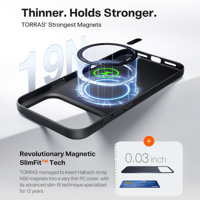 Coque iPhone 17 Pro Max Compatible MagSafe Premium