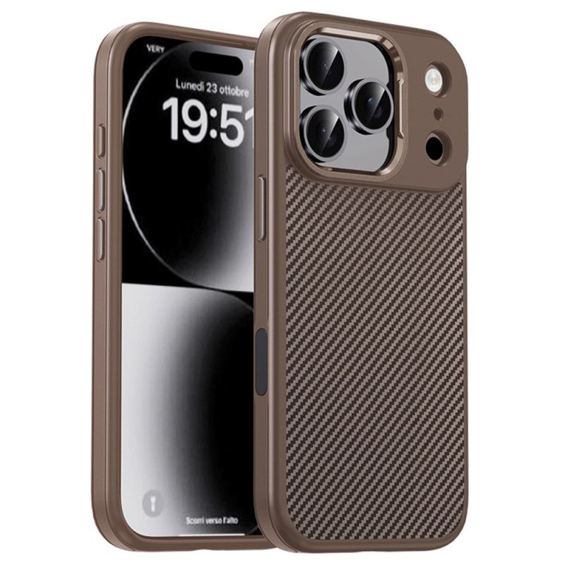 Coque iPhone 17 Pro Max Fibre Carbone IPAKY