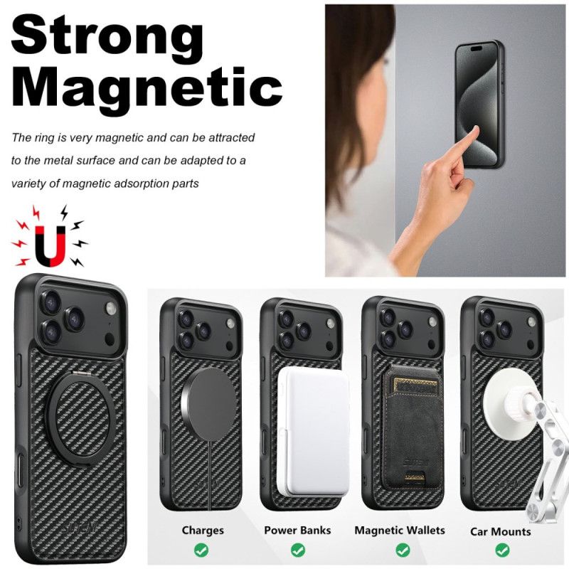 Coque iPhone 17 Pro Max Magsafe Support Rotatif SUTENI