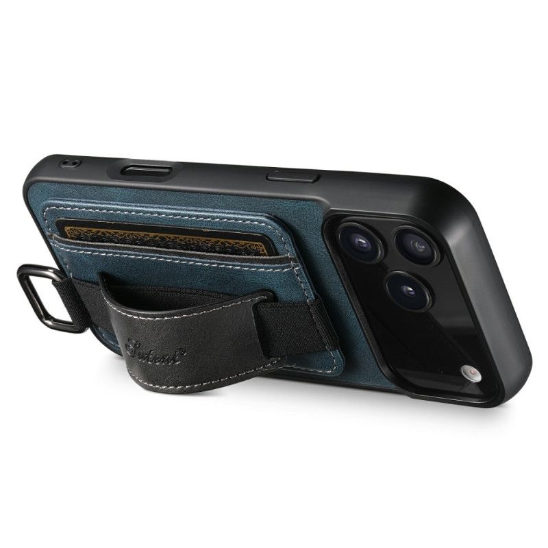 Coque iPhone 17 Pro Max Porte-Cartes et Sangle SUTENI