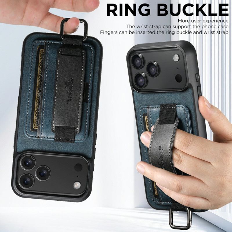 Coque iPhone 17 Pro Max Porte-Cartes et Sangle SUTENI