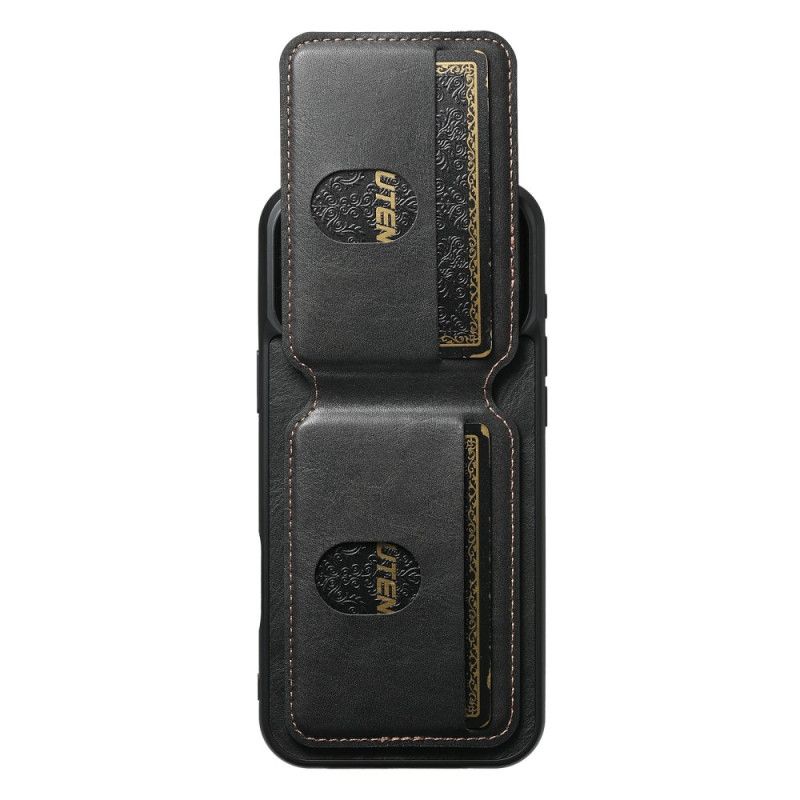 Coque iPhone 17 Pro Max Porte-Cartes Texture Ciré SUTENI