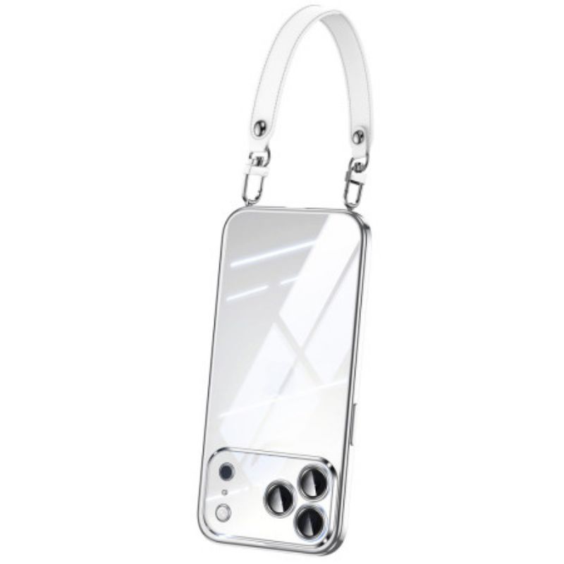 Coque iPhone 17 Pro Max Transparente à Lanière