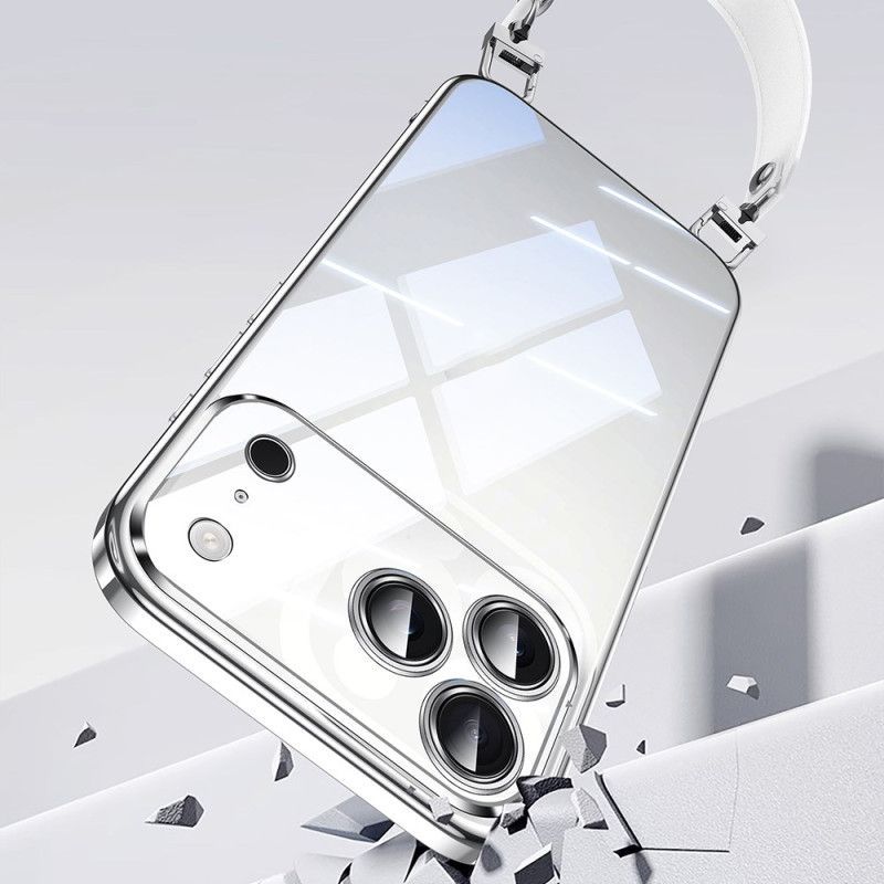 Coque iPhone 17 Pro Max Transparente à Lanière