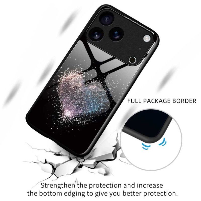 Coque iPhone 17 Pro Max Verre Trempé Coeur