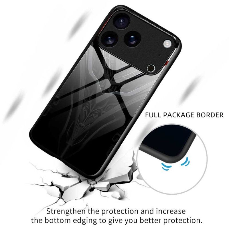 Coque iPhone 17 Pro Max Verre Trempé Design Noir