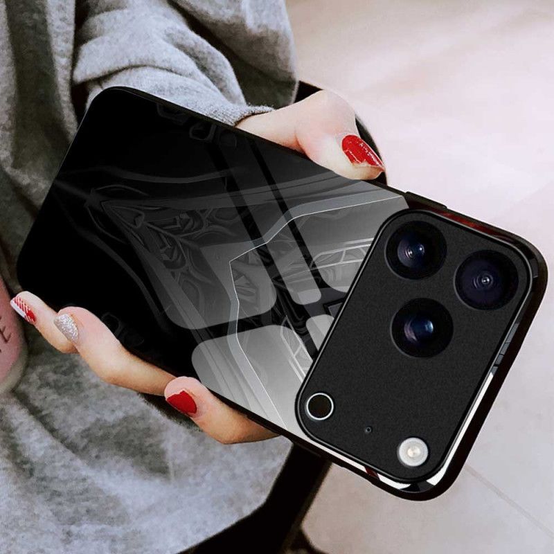 Coque iPhone 17 Pro Max Verre Trempé Design Noir