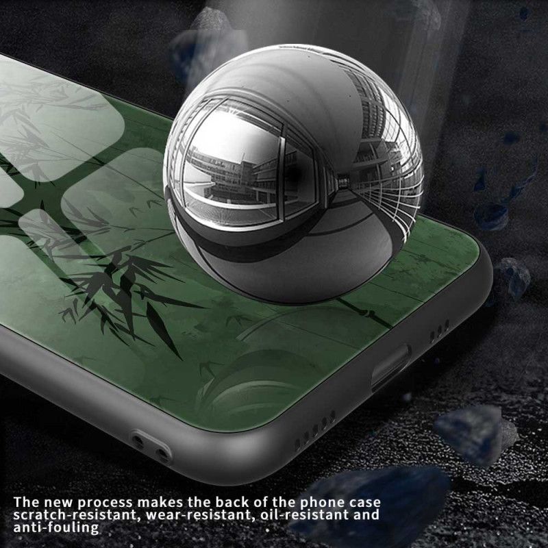 Coque iPhone 17 Pro Max Verre Trempé Encre Florale